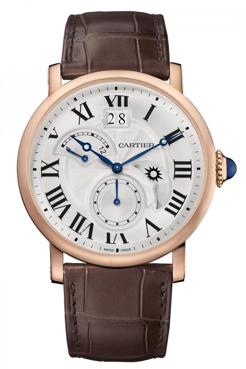 Cartier: Rotonde de Cartier Second Time-Zone in Rotgold