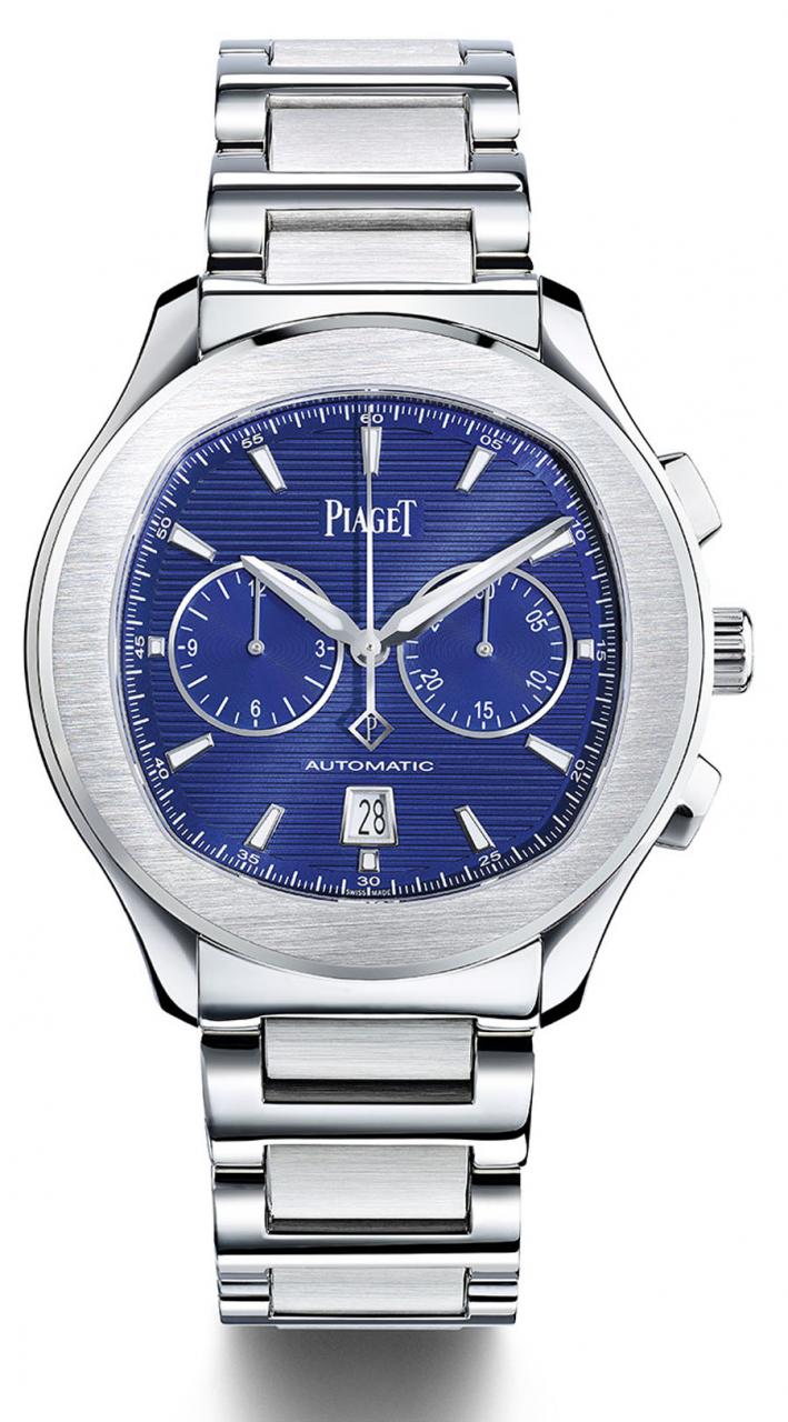 Piaget: Polo S Chronograph mit blauem Zifferblatt