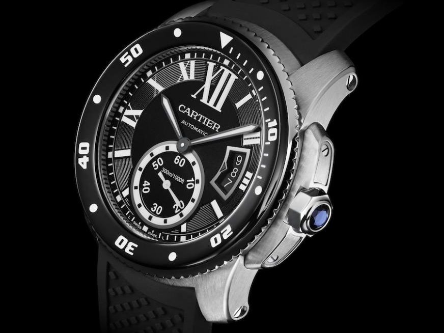 Die Calibre de Cartier Diver ist die derzeit flachste lieferbare Taschenuhr der Welt.
