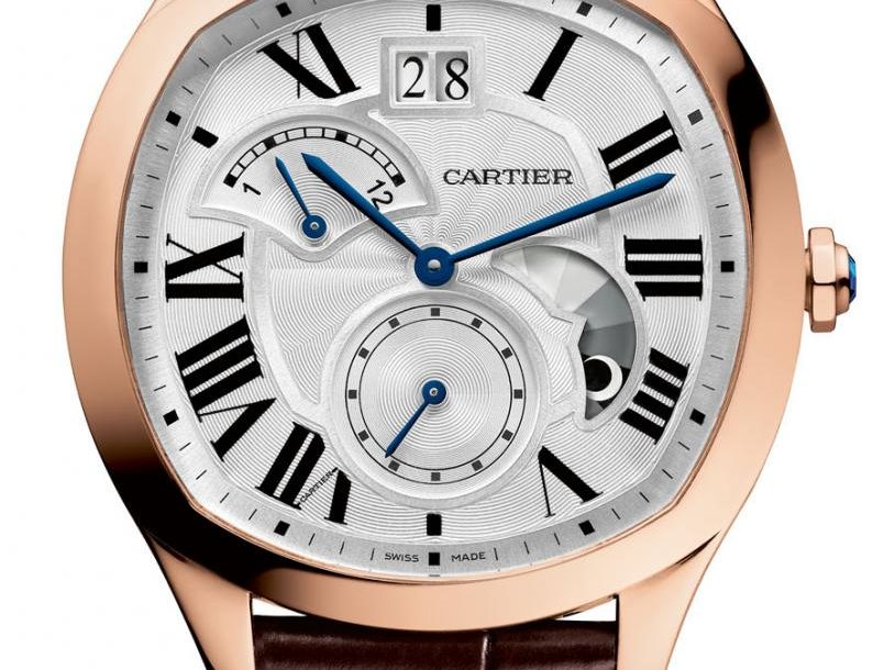 Cartier: Drive de Cartier Uhren Wasserdicht Replik  in Roségold