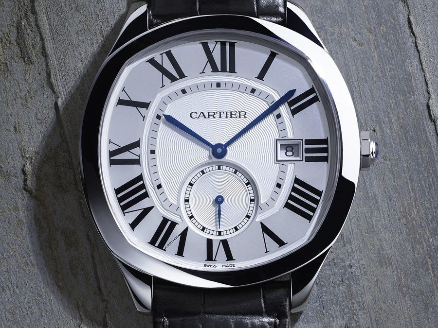 Cartier: Drive de Cartier Uhren Panthere Gold Replik  in Edelstahl
