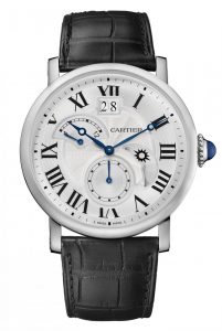 Cartier: Rotonde de Cartier Uhren Damen Preise Replik  Second Time-Zone in Edelstahl