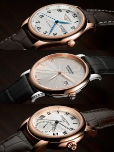 Das UHREN-MAGAZIN vergleicht drei elegante Uhrenmodelle von Frédérique Constant, Longines und Montblanc